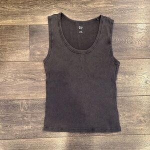 GAP Women's Charcoal Tank Top